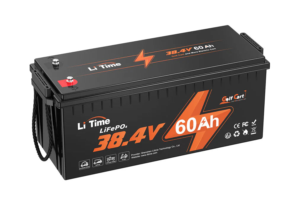 36V 60Ah LiFePO4 Golf Cart Battery - Complete Kit