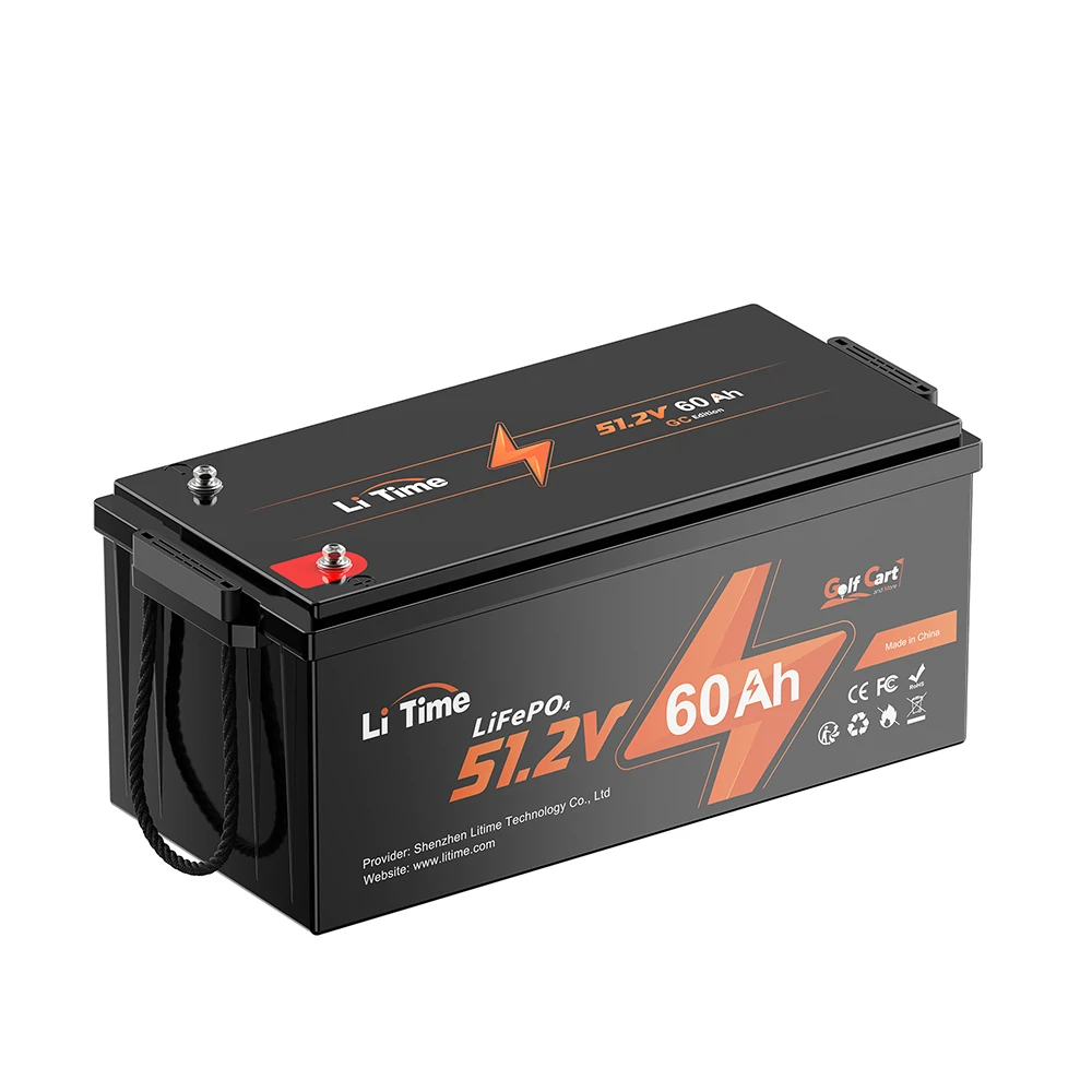 48V 60Ah LiFePO4 Golf Cart Battery - Complete Kit