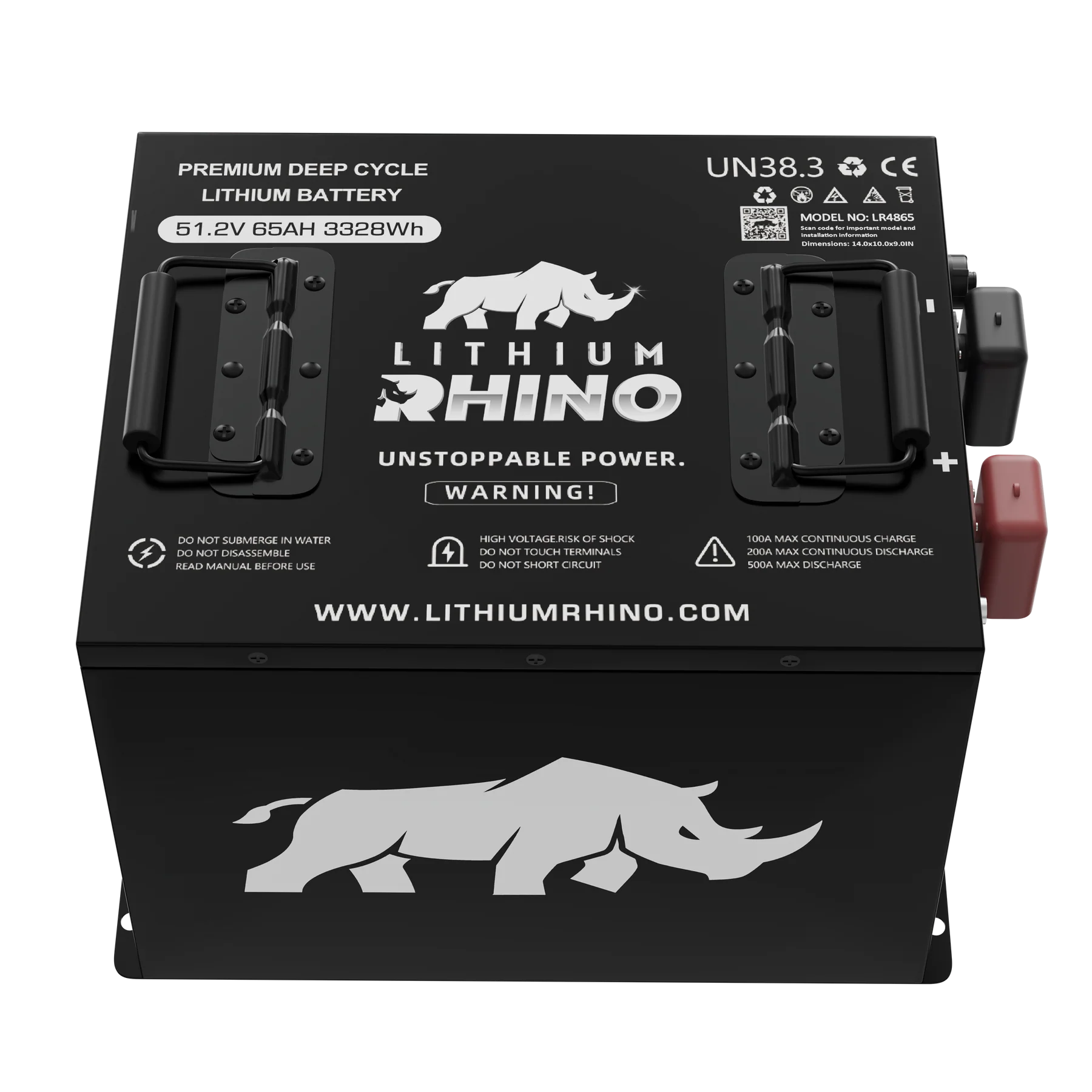 Rhino Lithium 48V 65Ah Complete Conversion Kit